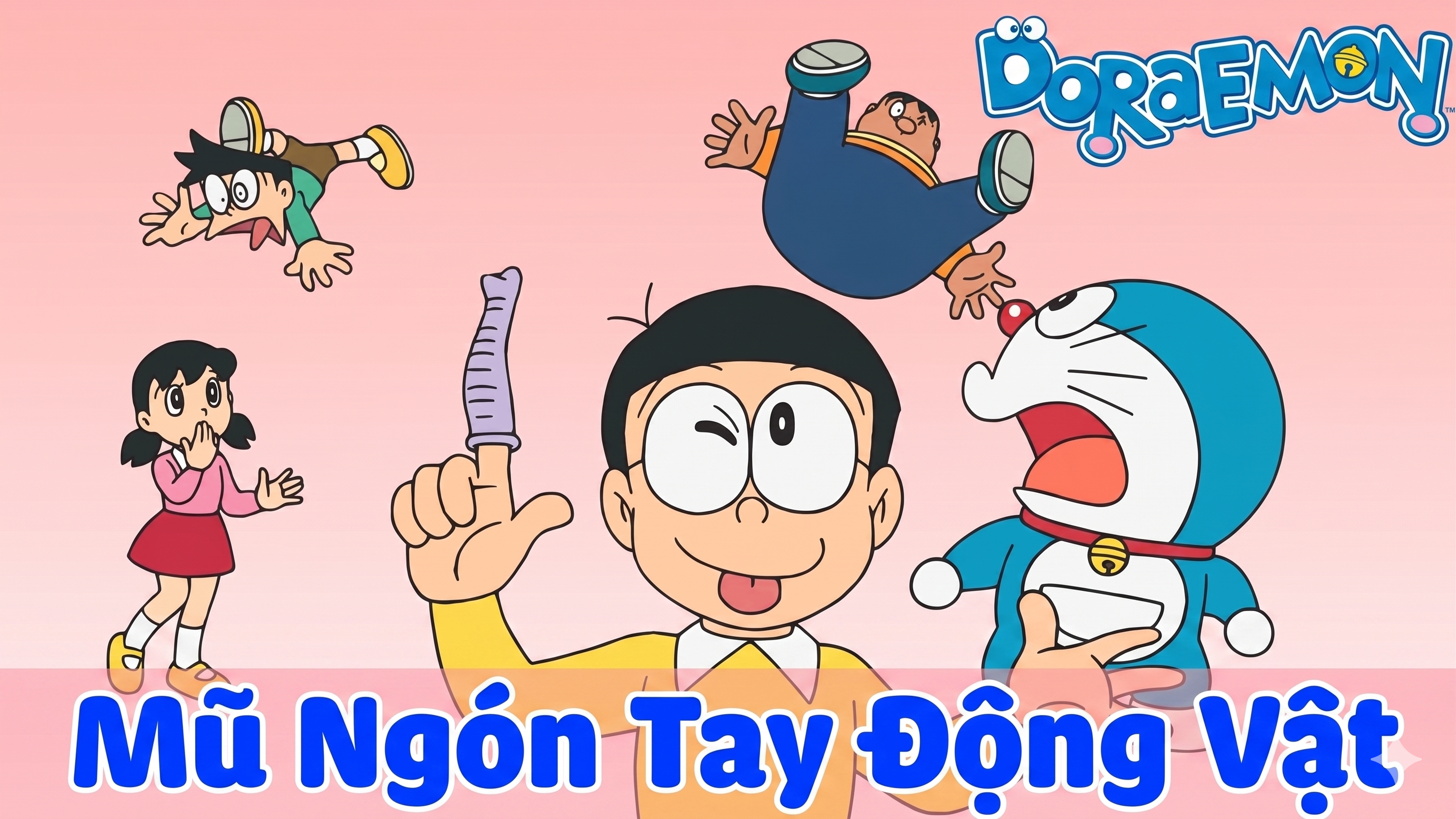 Doraemon Vietsub Mũ ngón tay động vật và Cá biển trong vũng nước